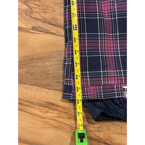 READ Roxy Limited Edition 5000 Plaid Snowboard Pants Women’s XS Blue Pink - Picture 8 of 13